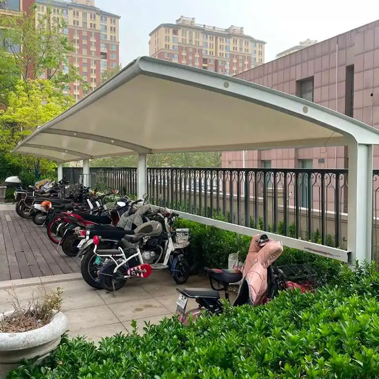 武宣县膜结构电动车棚